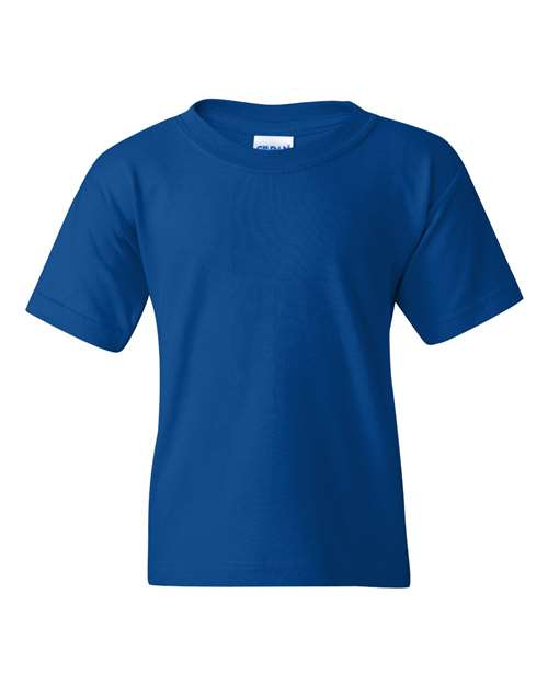 Heavy Cotton™ Youth T-Shirt - Royal Royal Gildan T-Shirts