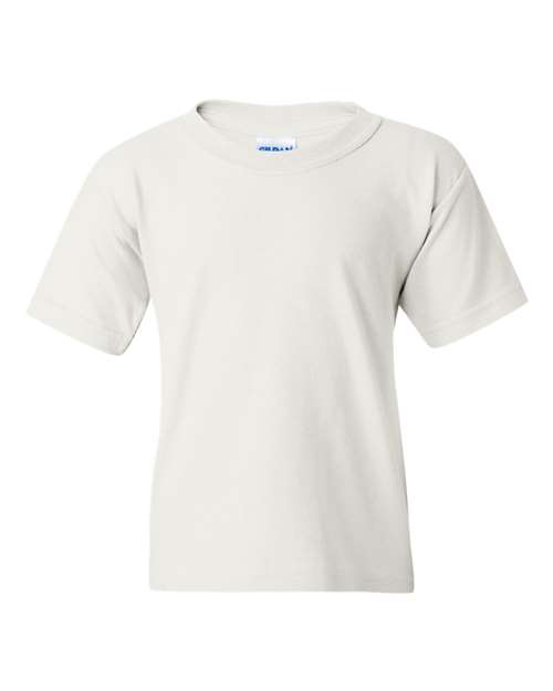 Heavy Cotton™ Youth T-Shirt - White White Gildan T-Shirts