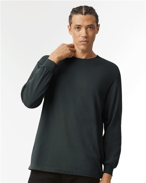 Heavyweight Cotton Long Sleeve Tee American Apparel T-Shirts - Long Sleeve