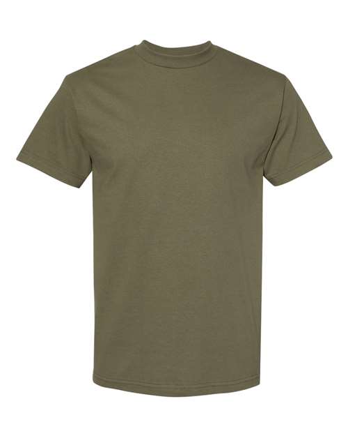 Heavyweight Cotton Tee - Military Green Military Green American Apparel T-Shirts