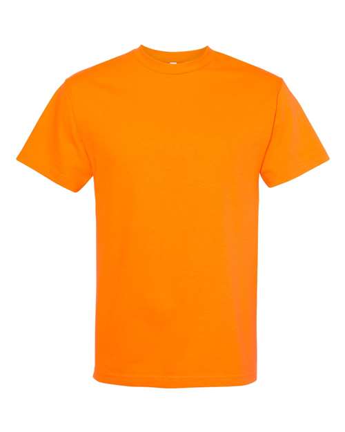 Heavyweight Cotton Tee - Orange / S