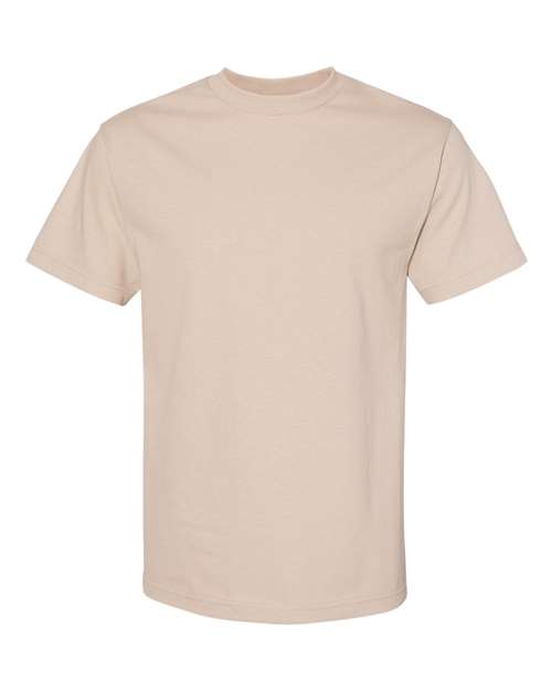 Heavyweight Cotton Tee - Sand Sand American Apparel T-Shirts