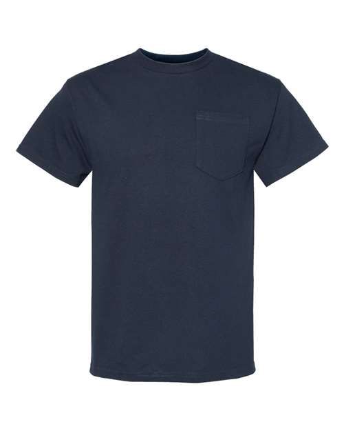 Heavyweight Pocket T - Shirt - Navy / S
