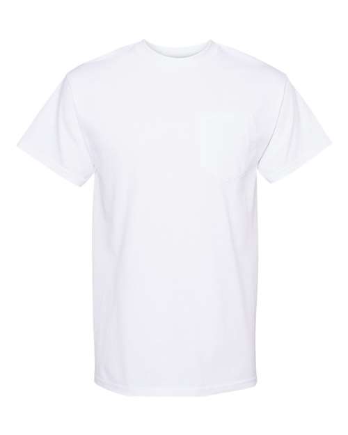 Heavyweight Pocket T - Shirt - White / S