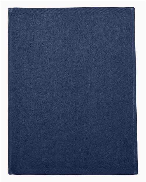 Hemmed Fingertip Towel - Navy / One Size