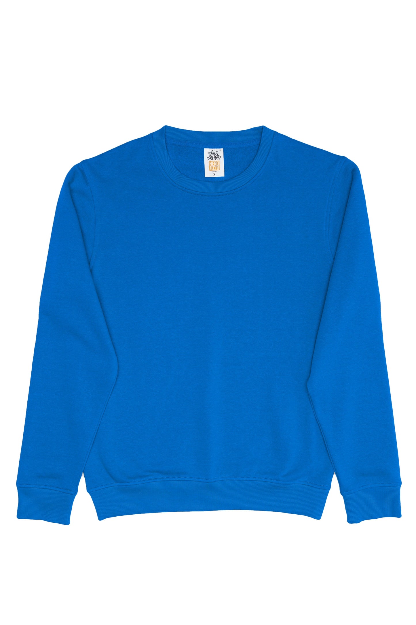 HERO-1020 Unisex Blank Crewneck Sweatshirt - Royal Blue