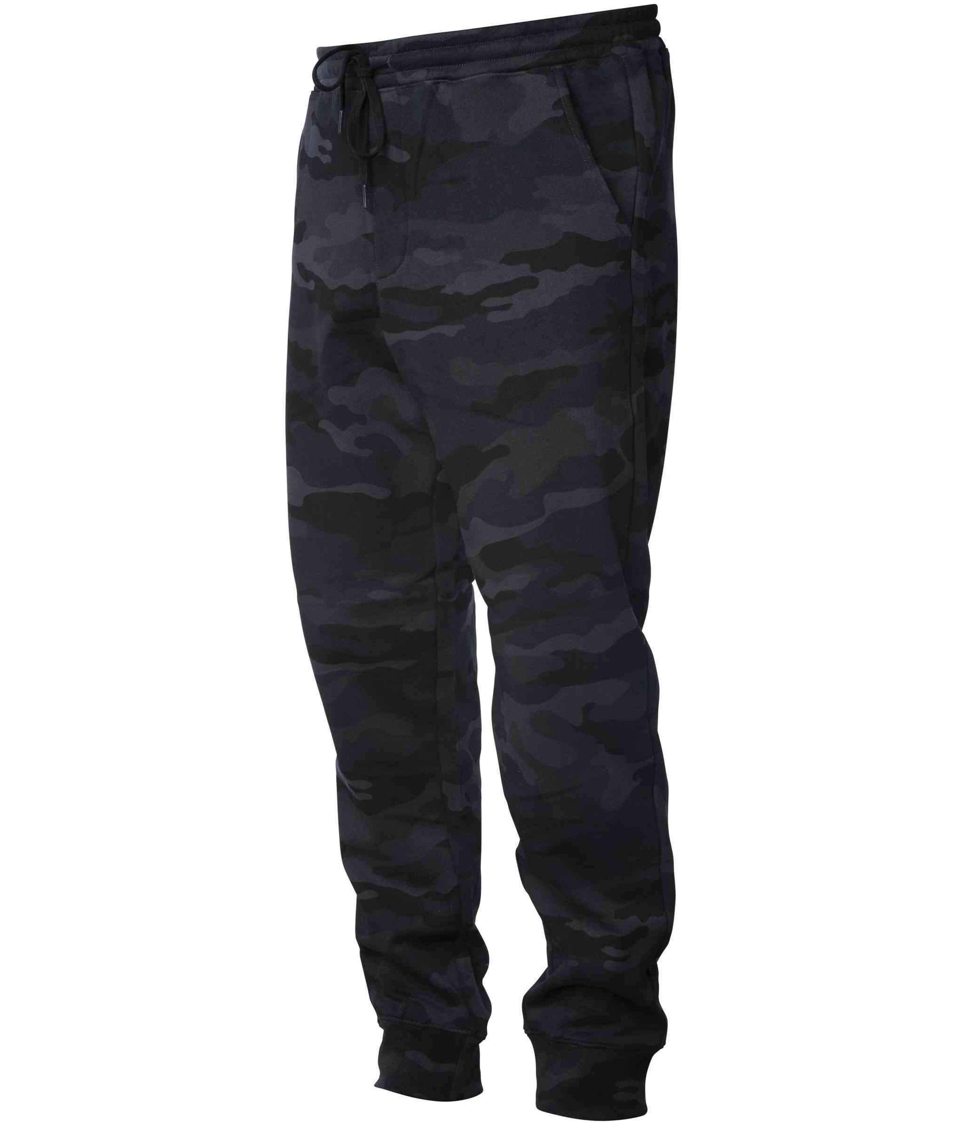 IND20PNT Men’s Midweight Fleece Pant - Black Camo / XS