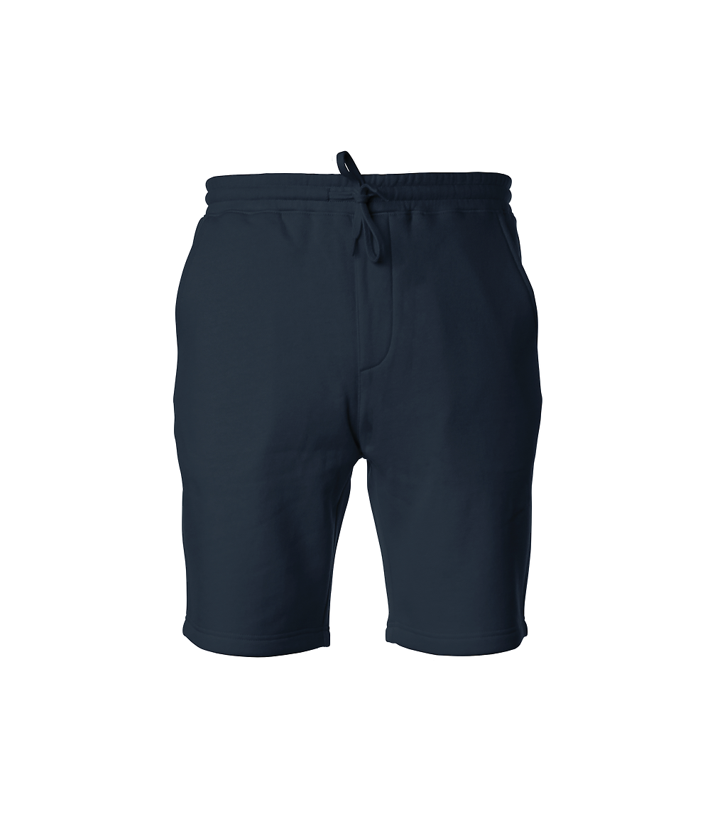 IND20SRT Men's Midweight Fleece Short Classic Navy BASIC FLEECE BOTTOMS ind IND20 IND20SRT INDEPENDENT MEN mens