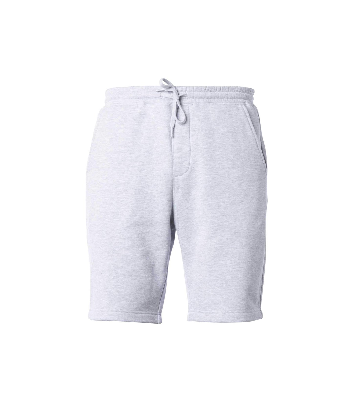 IND20SRT Men's Midweight Fleece Short Grey Heather BASIC FLEECE BOTTOMS ind IND20 IND20SRT INDEPENDENT MEN mens