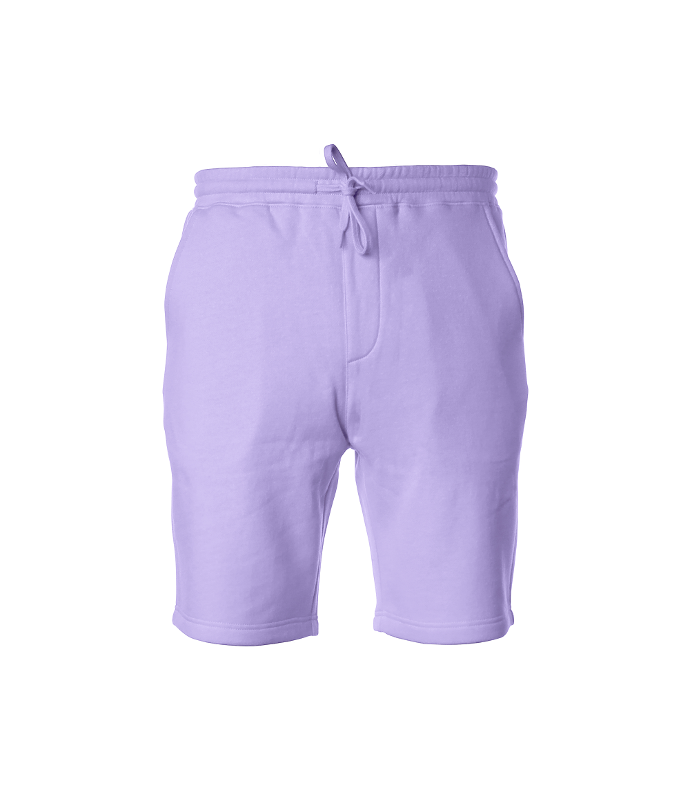 IND20SRT Men's Midweight Fleece Short Lavender BASIC FLEECE BOTTOMS ind IND20 IND20SRT INDEPENDENT MEN mens