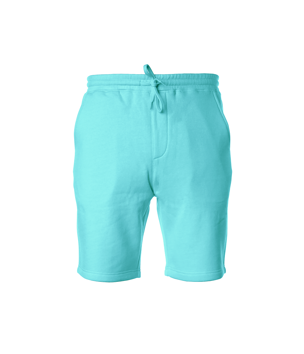 IND20SRT Men's Midweight Fleece Short Mint BASIC FLEECE BOTTOMS ind IND20 IND20SRT INDEPENDENT MEN mens