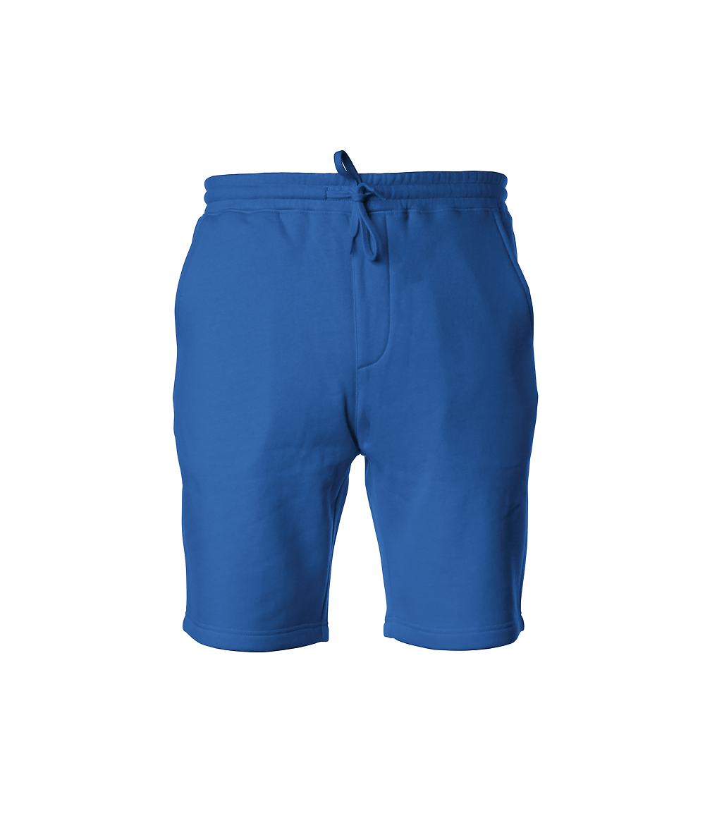 IND20SRT Men's Midweight Fleece Short Royal BASIC FLEECE BOTTOMS ind IND20 IND20SRT INDEPENDENT MEN mens