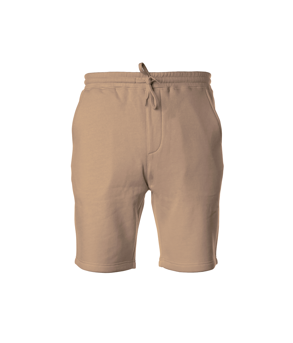 IND20SRT Men's Midweight Fleece Short Sandstone BASIC FLEECE BOTTOMS ind IND20 IND20SRT INDEPENDENT MEN mens