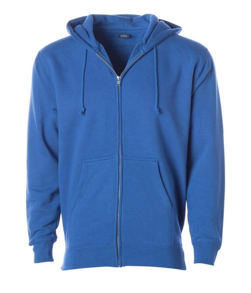 IND4000Z Men’s Heavyweight Zip Hooded Sweatshirt - Royal