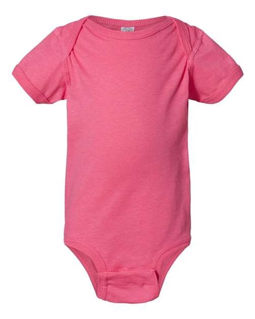 Infant Fine Jersey Bodysuit Hot Pink Rabbit Skins T-Shirts