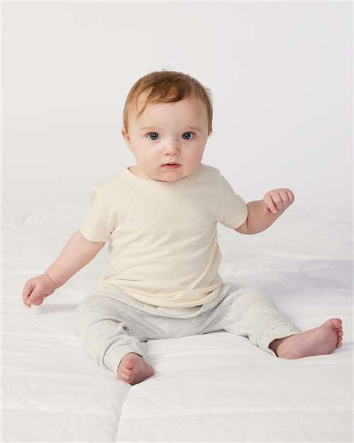 Infant Fine Jersey Tee - Natural / 6M