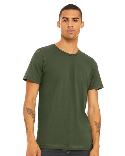 Jersey Tee - Military Green Military Green BELLA + CANVAS T-Shirts