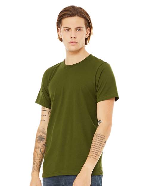 Jersey Tee - Olive Olive BELLA + CANVAS T-Shirts