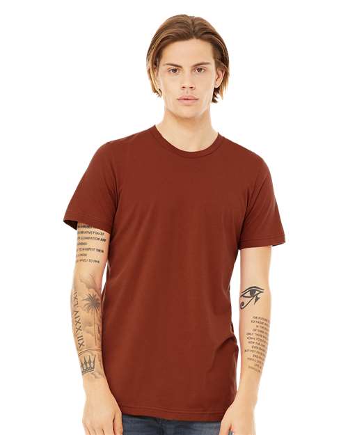 Jersey Tee - Rust Rust BELLA + CANVAS T-Shirts