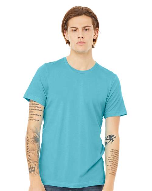 Jersey Tee - Turquoise Turquoise BELLA + CANVAS T-Shirts