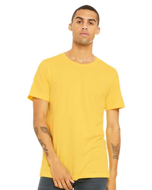 Jersey Tee - Yellow Yellow BELLA + CANVAS T-Shirts