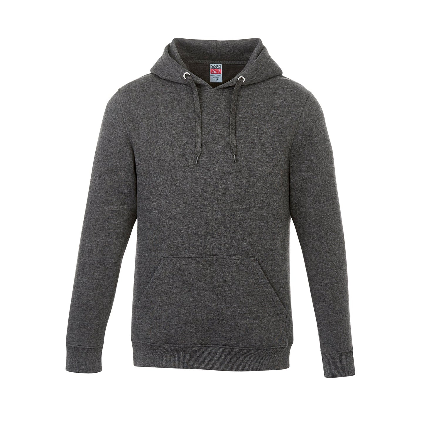 L00550 - Vault Adult Pullover Hoodie Charcoal Heather / XS