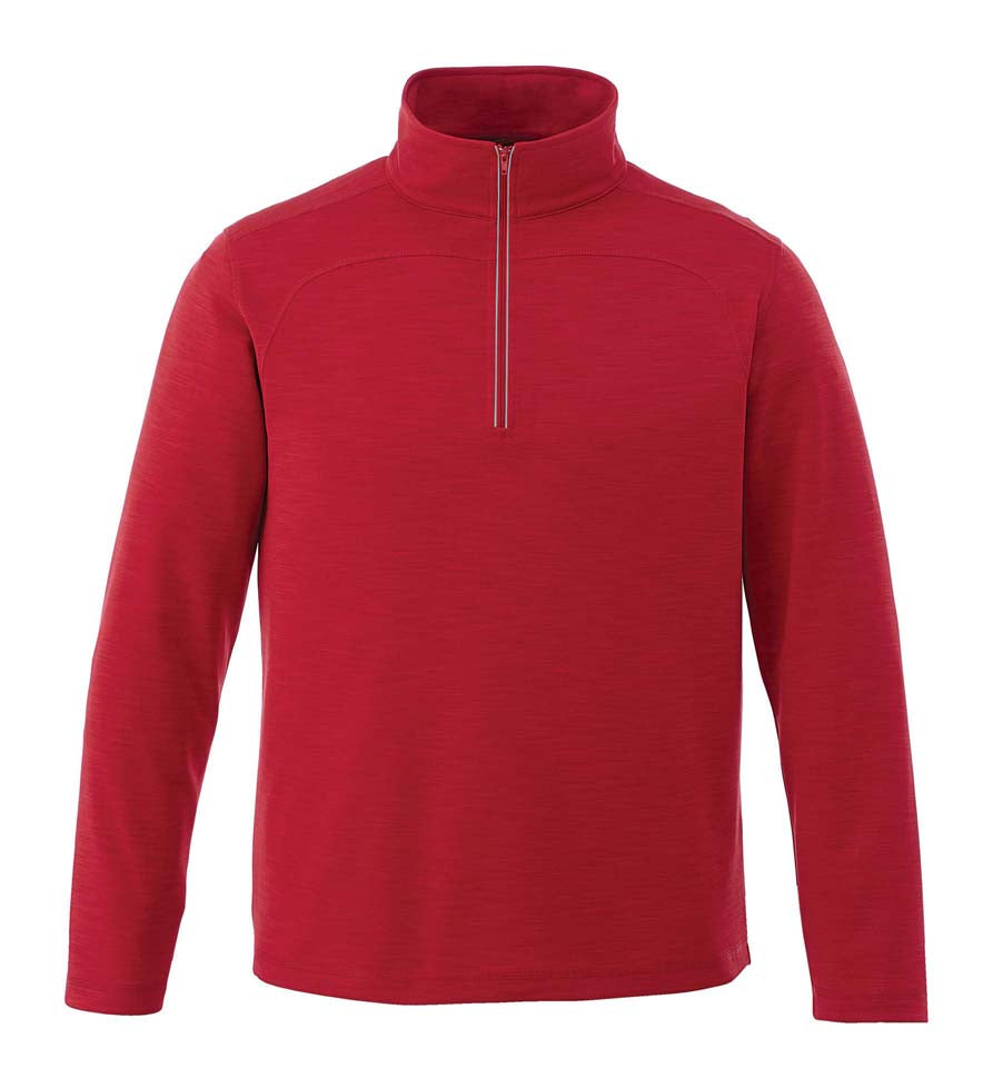 L00875 - Meadowbrook Men’s 1/4 Zip Jersey Red / S Fleece