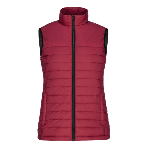 L00906 - Faro Ladies Lightweight Puffy Vest Red / XS Puffer