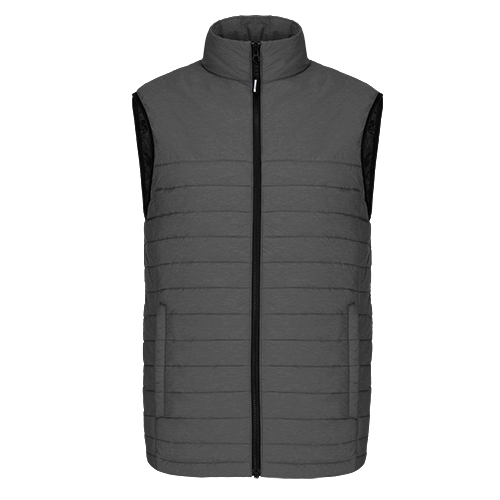 L00935 - Inuvik Men’s Lightweight Puffy Vest Grey Heather