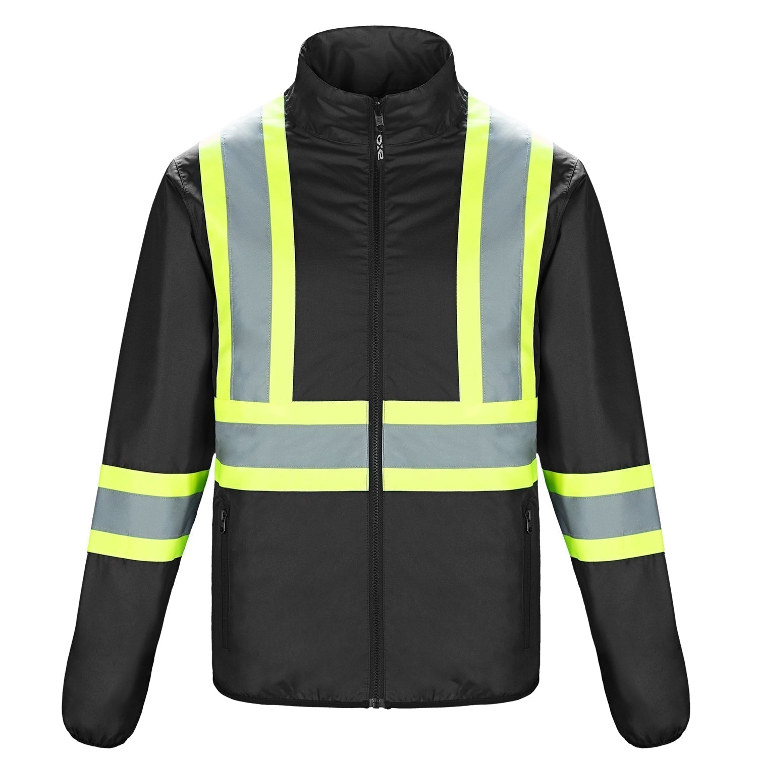 L01260 - Safeguard Men’s Hi - Vis Reversible Jacket Black