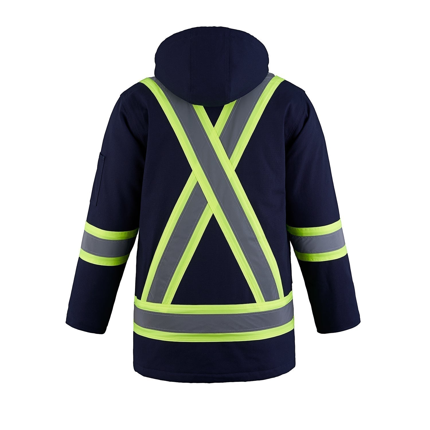 L01292 - Kingpin Men’s Hi - Vis Cotton Canvas Parka Jacket