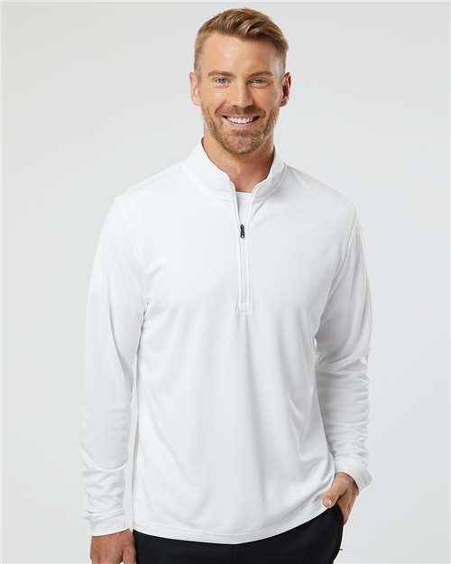 Lightweight Quarter - Zip Pullover - White / XS