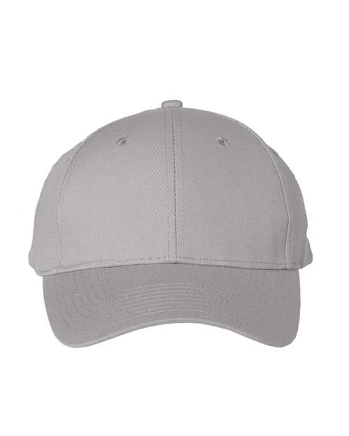 Lightweight Twill Cap Grey Adjustable Headwear Valucap