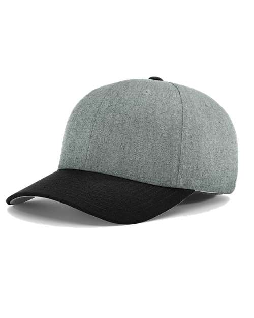 Lite R-Flex Heather Grey Black S M Headwear Richardson