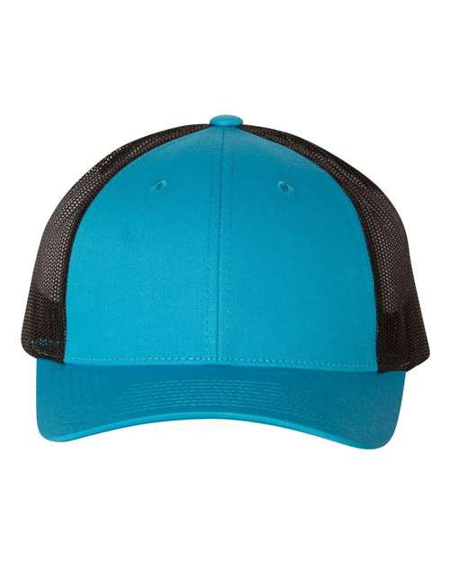 Low Pro Trucker Cap - Cyan/ Black / M/L