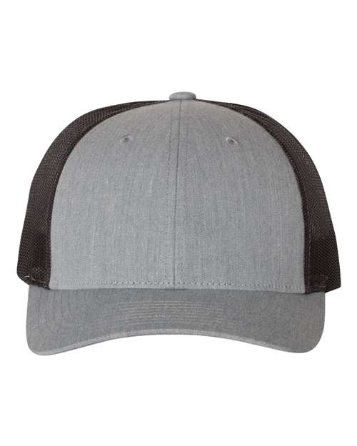 Low Pro Trucker Cap - Heather Grey/ Dark Charcoal / M/L