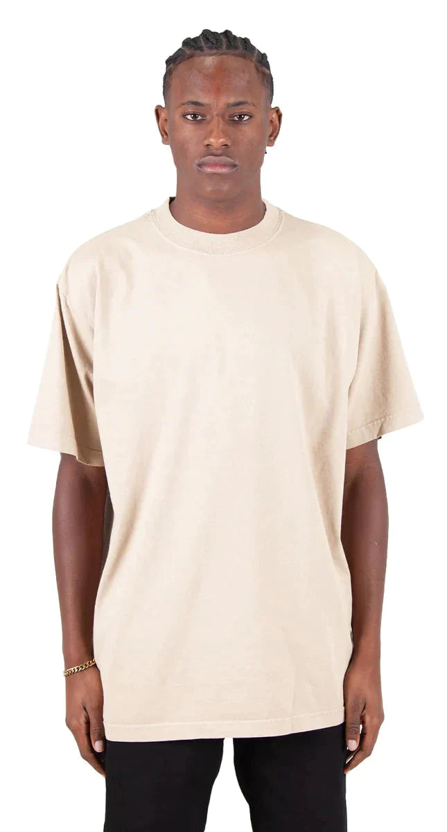 Max Heavyweight Garment Dye - 7.5 oz Cream / XS t shirt