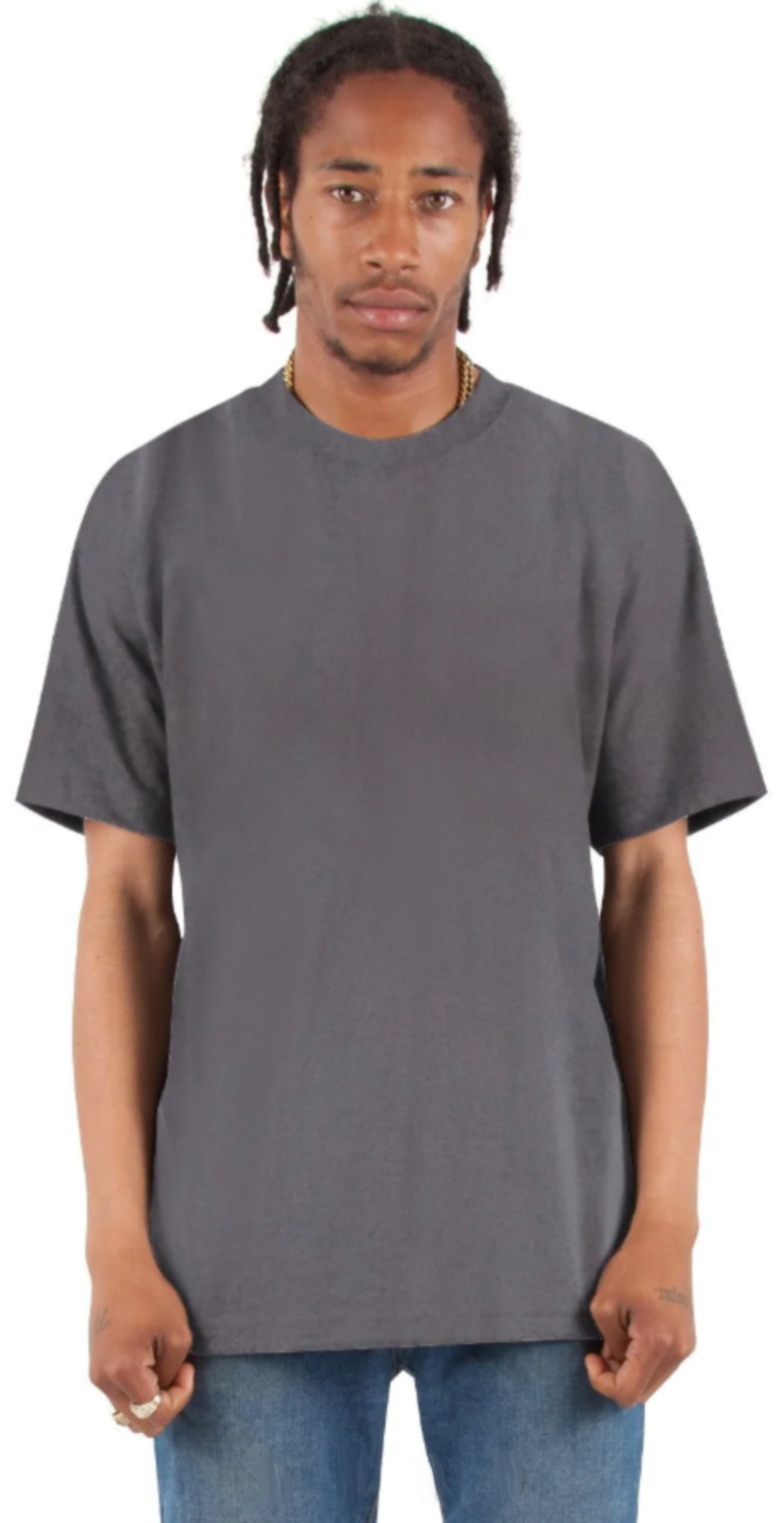 Max Heavyweight Short Sleeve - 7.5 oz Dark Grey / S T SHIRT