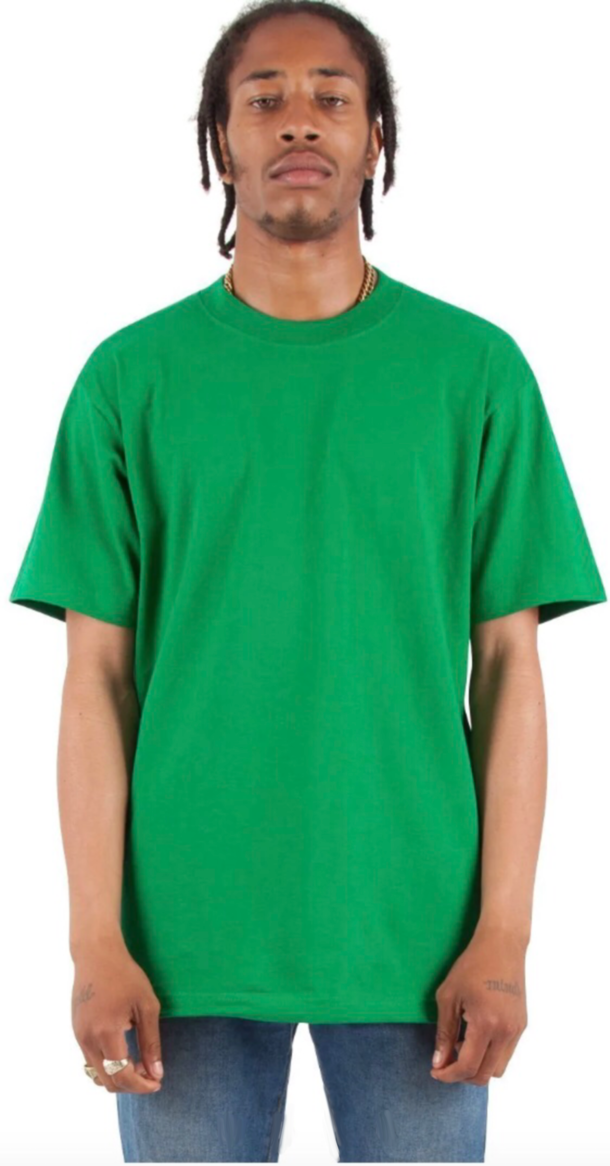 Max Heavyweight Short Sleeve - 7.5 oz Kelly Green MEN TEE shaka Shaka Wear shsdparentproduct TEE TEES tshirts