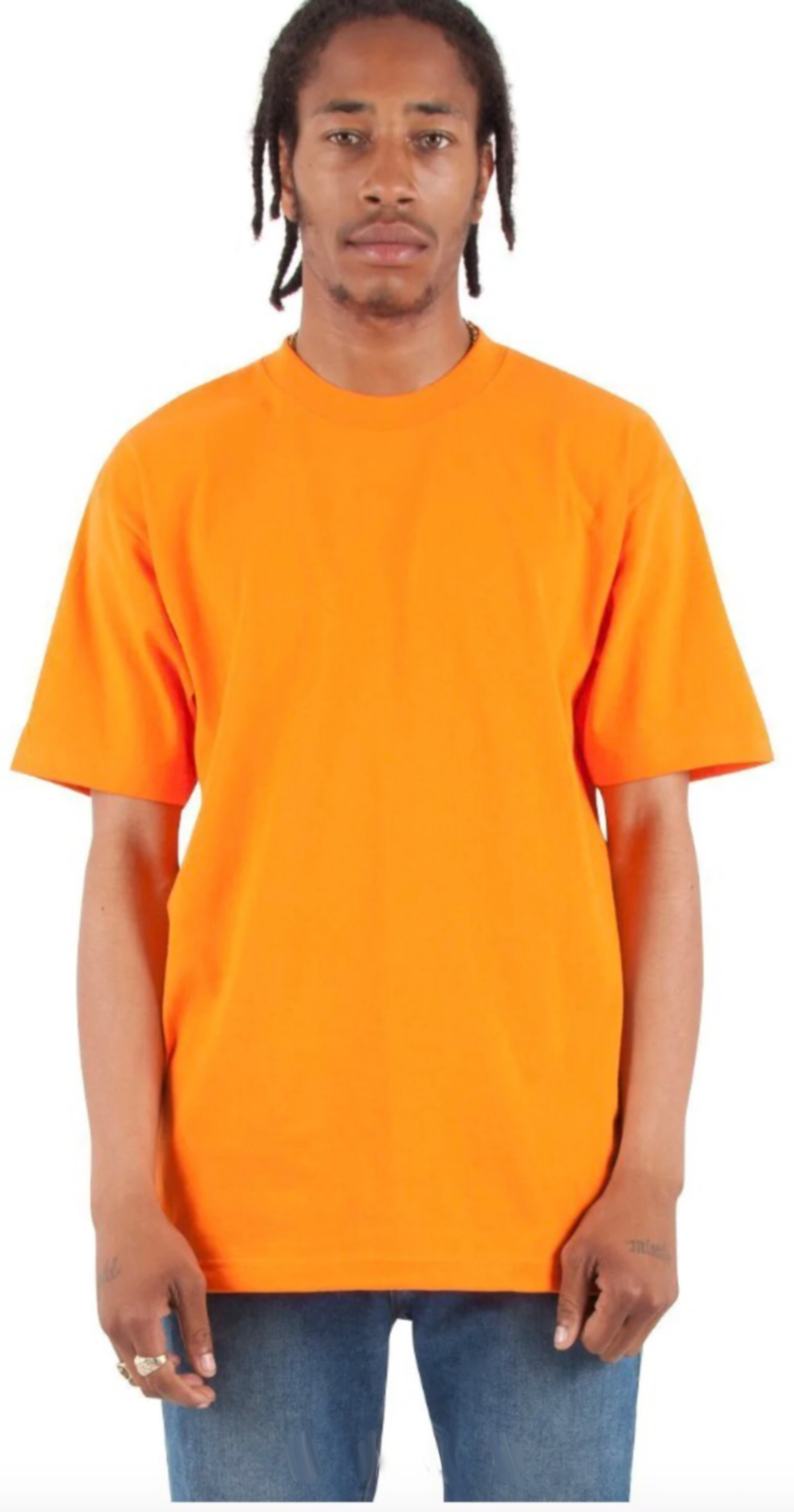 Max Heavyweight Short Sleeve - 7.5 oz Orange MEN TEE shaka Shaka Wear shsdchildproduct TEE TEES tshirts