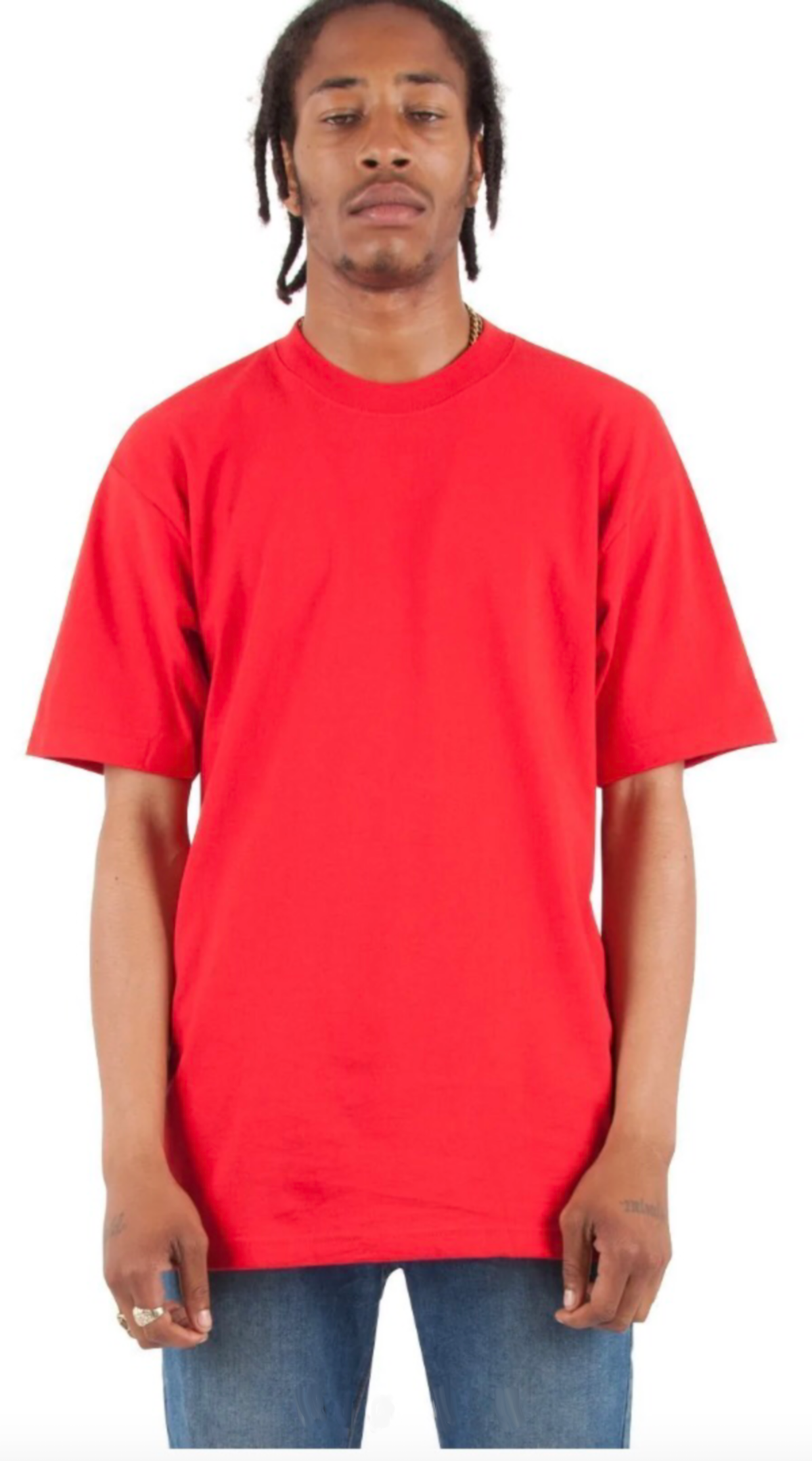 Max Heavyweight Short Sleeve - 7.5 oz Red MEN TEE shaka Shaka Wear shsdchildproduct TEE TEES tshirts