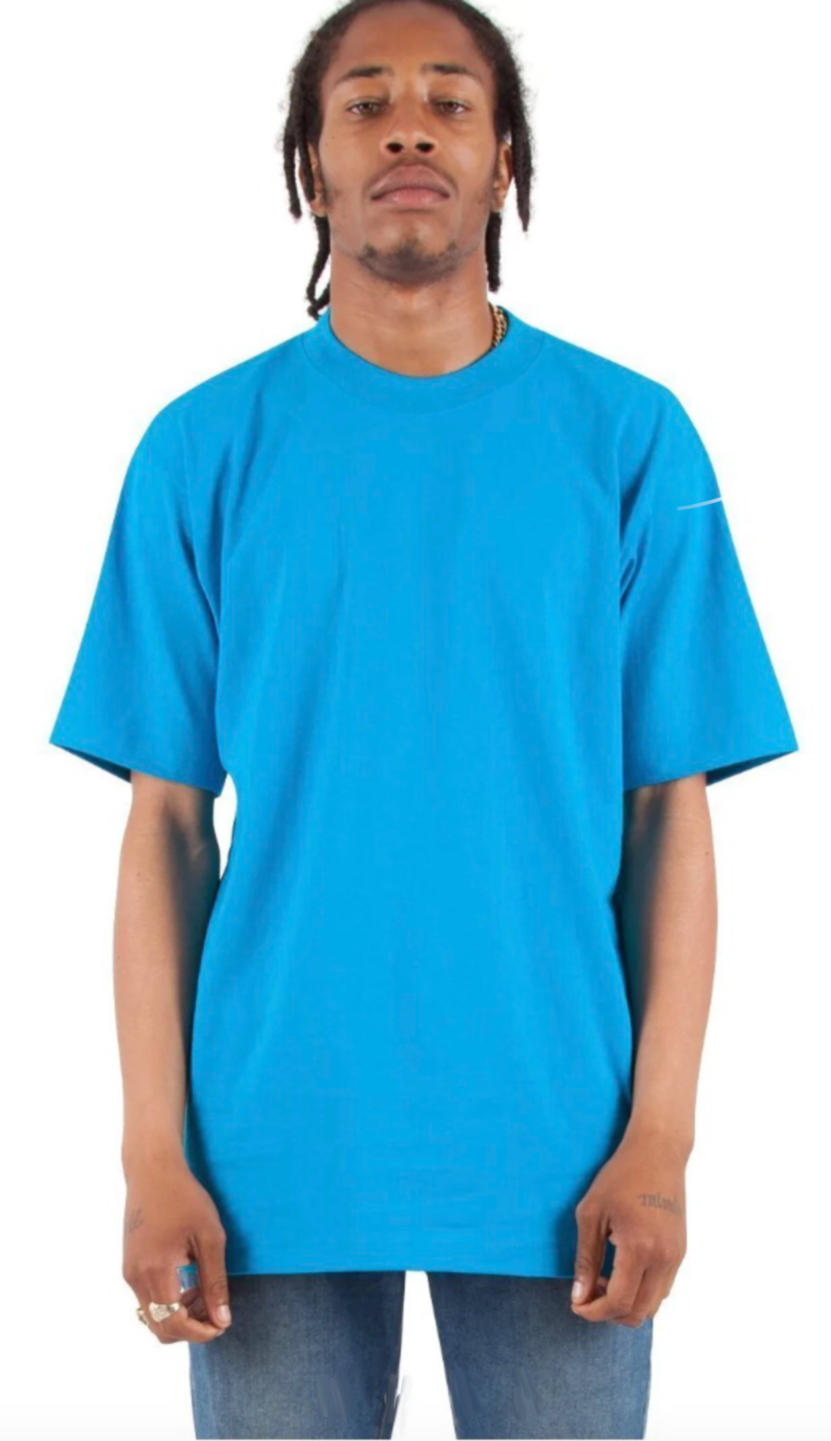 Max Heavyweight Short Sleeve - 7.5 oz Turquoise MEN TEE shaka Shaka Wear shsdchildproduct TEE TEES tshirts