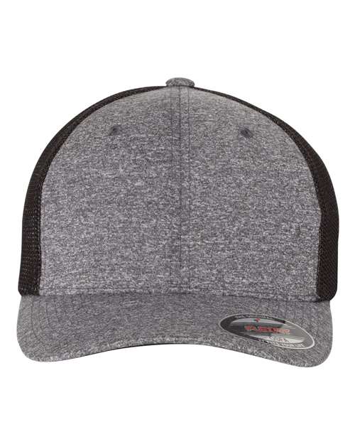 Mélange Trucker Cap - Dark Heather Grey/ Black / One Size