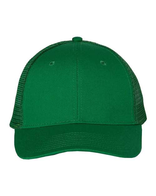 Mesh - Back Twill Trucker Cap - Kelly / Adjustable