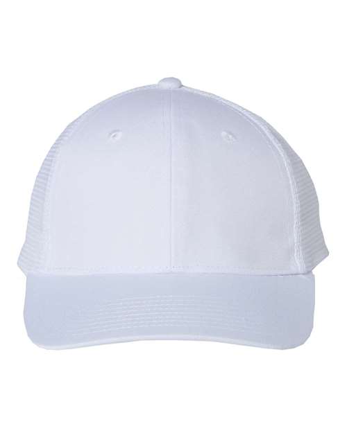 Mesh - Back Twill Trucker Cap - White / Adjustable