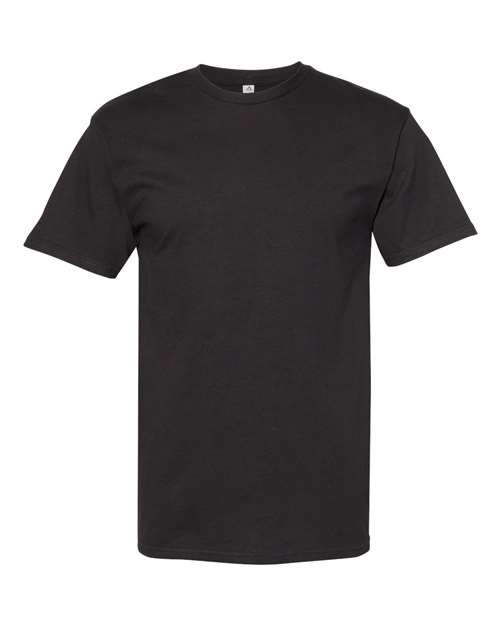 Midweight Cotton Tee - Black Black American Apparel T-Shirts