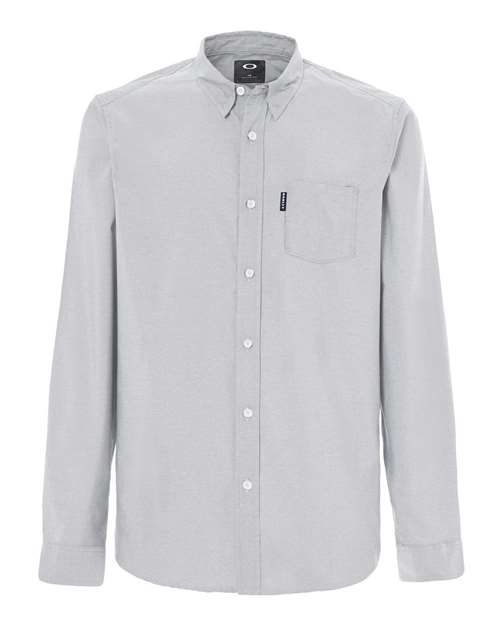 Oxford Long Sleeve Woven Shirt - Stone Grey / S