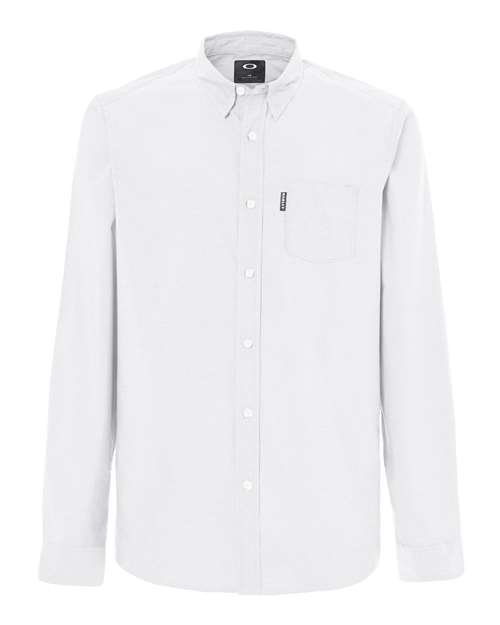 Oxford Long Sleeve Woven Shirt - White / S