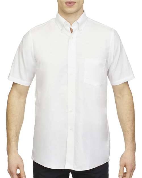 Oxford Short Sleeve Shirt - White / S