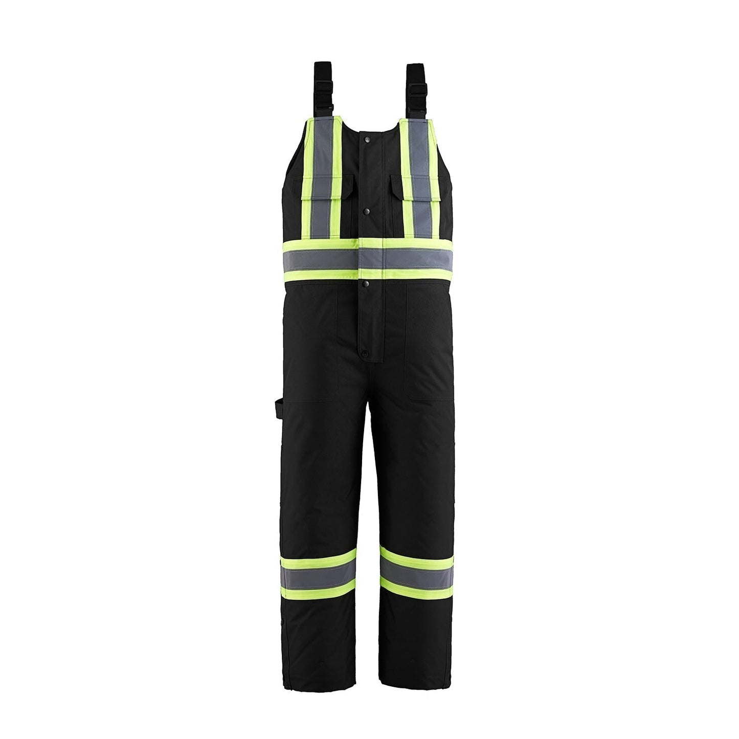 P01255 - Cabover Men’s Hi - Vis Insulated Overall Black